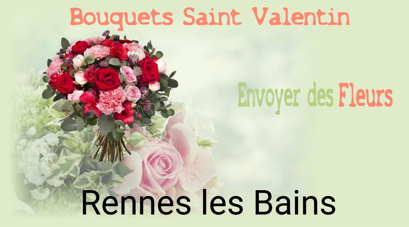 Roses de Saint-Valentin livrées à Rennes-les-Bains